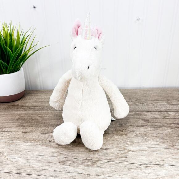 Jellycat Bashful Unicorn Medium 12” Plush Stuffed Animal - Picture 2 of 9